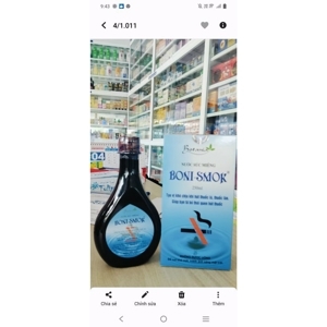Nước súc miệng cai thuốc lá Boni-Smok 250ml