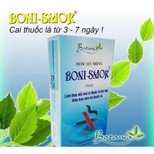 Nước súc miệng cai thuốc lá Boni-smok 150ml
