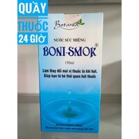 Nước súc miệng cai thuốc lá Boni smok 150ml