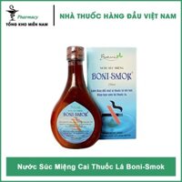 Nước Súc Miệng Cai Thuốc Lá Boni-Smok Chai 250ml