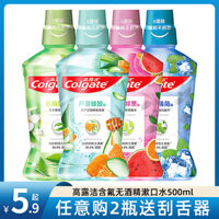 Nước súc miệng Colgate kháng khuẩn loại bỏ mùi hương chăm sóc nướu hơi thở thơm mát cho phụ nữ mang thai vệ sinh răng miệng với florua