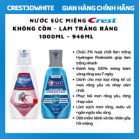 Nước súc miệng Crest Multi-Care Mouthwash/ Glamorous White 1000ML/946ML