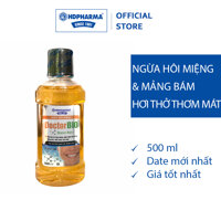 Nước Súc Miệng DoctorBio Nano Bạc - HDPHARMA - Kháng khuẩn, Ngừa Hôi Miệng, Mảng Bám, Sâu Răng 500 ml