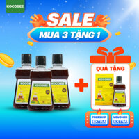 Nước súc miệng, dung dịch nha khoa Kocobee, giúp ngừa sâu răng, kháng khuẩn, bảo vệ răng miệng chai 380ml