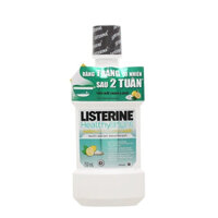 Nước súc miệng làm trắng răng Listerine Healthy bright 750ml