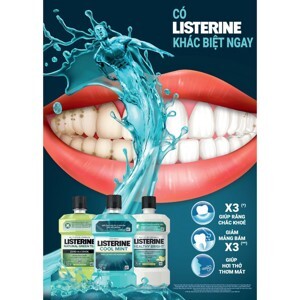 Nước súc miệng Listerine Zero không cay 750ml