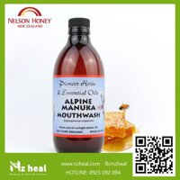 Nước súc miệng mật ong Manuka Nelson Honey Alpine Manuka Mouthwash 100ml/ 500ml