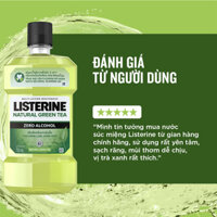 Nước Súc Miệng Ngừa Sâu Răng Listerine Natural Green Tea 750ml