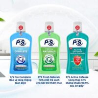 Nước súc miệng P/S kháng khuẩn 99.9% 500ml