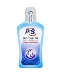 Nước Súc Miệng P/S Kháng Khuẩn Pro Complete – Chai 300ml – 68372934