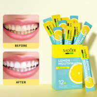 Nước súc miệng Sadoer Lemon Fresh Oral Mouthguard Chăm sóc làm sạch Di động dùng một lần