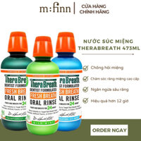 Nước súc miệng TheraBreath loại bỏ mùi hơi thở khó chịu, không chứa cồn và các chất phụ gia mạnh - mfinn