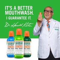 Nước súc miệng TheraBreath Fresh Breath, Hương bạc hà nhẹ, Không chứa cồn, 473ml