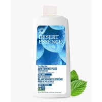NƯỚC SÚC MIỆNG TINH DẦU TRÀM TRÀ - BẠC HÀ MÁT LẠNH Desert Essence Natural Tea Tree Oil Whitening Plus Mouthwash, 473ml
