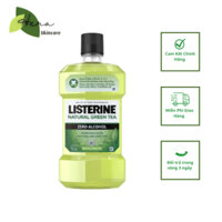 Nước Súc Miệng Trà Xanh Listerine Natural Green Tea Zero Alcohol Listerine 750Ml