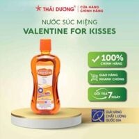 Nước súc miệng Valentine Sao Thái Dương Chai 500ml for Kisses