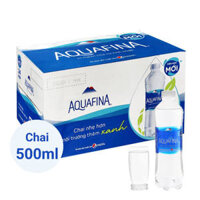 Nước suối Aquafina 500ml ( thùng 24 chai)
