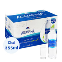 Nước suối Aquafina chai nhỏ 355ml (thùng 24 chai)