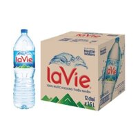 Nước suối Lavie 1.5L (thùng 12 chai 1.5L)