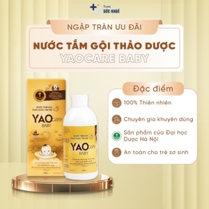 Nước tắm gội thảo dược cho trẻ sơ sinh Yaocare Baby 250ML