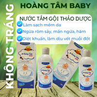 Nước tắm gội thảo dược dùng cho trẻ sơ sinh Hoàng Tâm Baby Chai 300ml