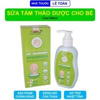 Nước tắm gội thảo dược Sakura Dr. Mumbaby dùng cho trẻ sơ sinh và trẻ nhỏ - Chai 200ml