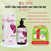 Nước tắm sau sinh cho mẹ MaMa Organic, Nước tắm thảo dược sạch vi khuẩn mịn da phục hồi sức khỏe