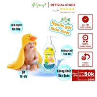 Nước tắm thảo dược cho bé HI BABY - Giúp kháng khuẩn, đánh tan chàm sữa, rôm sảy, mề đay mẩn ngứa - Chai 200ml