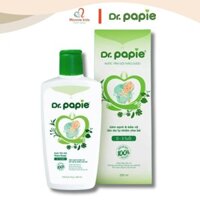 Nước tắm thảo dược Dr. Papie cho bé sơ sinh 230ml, nước tắm trẻ em tự nhiên - Monnie Kids