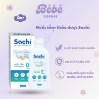 Nước tắm thảo dược Sachi chống cảm, ngừa rôm sảy, thành phần thiên nhiên (𝐍𝐡𝐚̣̂𝐩 𝐤𝐡𝐚̂̉𝐮) - Bebe Sophie