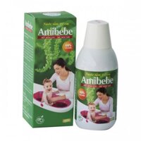 Nước Tắm Trị Rôm Sẩy Cho Bé Amibebe 250ml