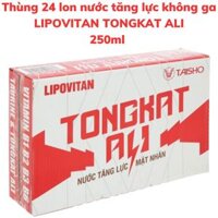 Nước tăng lực mật nhân LIPOVITAN Tongkat Ali lon 250ml