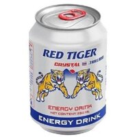 Nước tăng lực Red Tiger lon bạc 250ml