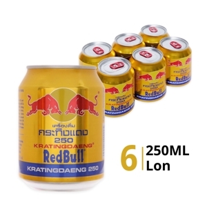 Nước tăng lực Redbull Lốc 6 lon 250ml