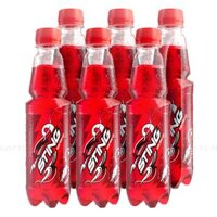 Nước Tăng Lực Sting Hương Dâu Lốc 6 Chai 330ml