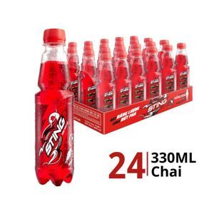 Nước tăng lực Sting nhân sâm vàng - Thùng 24 chai 330ml