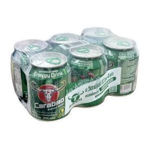Nước tăng lực trâu xanh Carabao- lốc 6 lon x 250ml