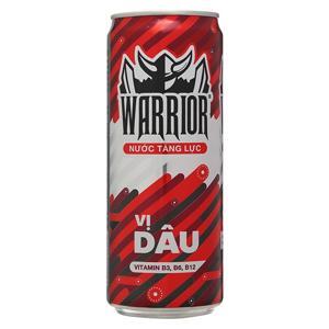 Nước tăng lực Warrior hương dâu - lon 325ml