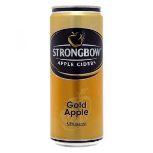 Nước táo lên men Strongbow táo nguyên bản - lon 330ml