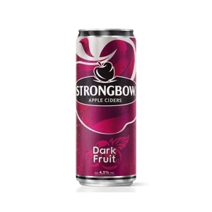 Nước táo lên men Strongbow vị dâu đen chai 330ml