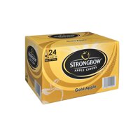 Nước táo lên men Strongbow Gold, thùng 24 chai, 330ml