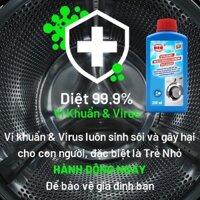 Nước Tẩy Lồng Giặt Nội Địa Đức ORO Làm Sạch Cặn Bẩn Lồng Giặt 250ml