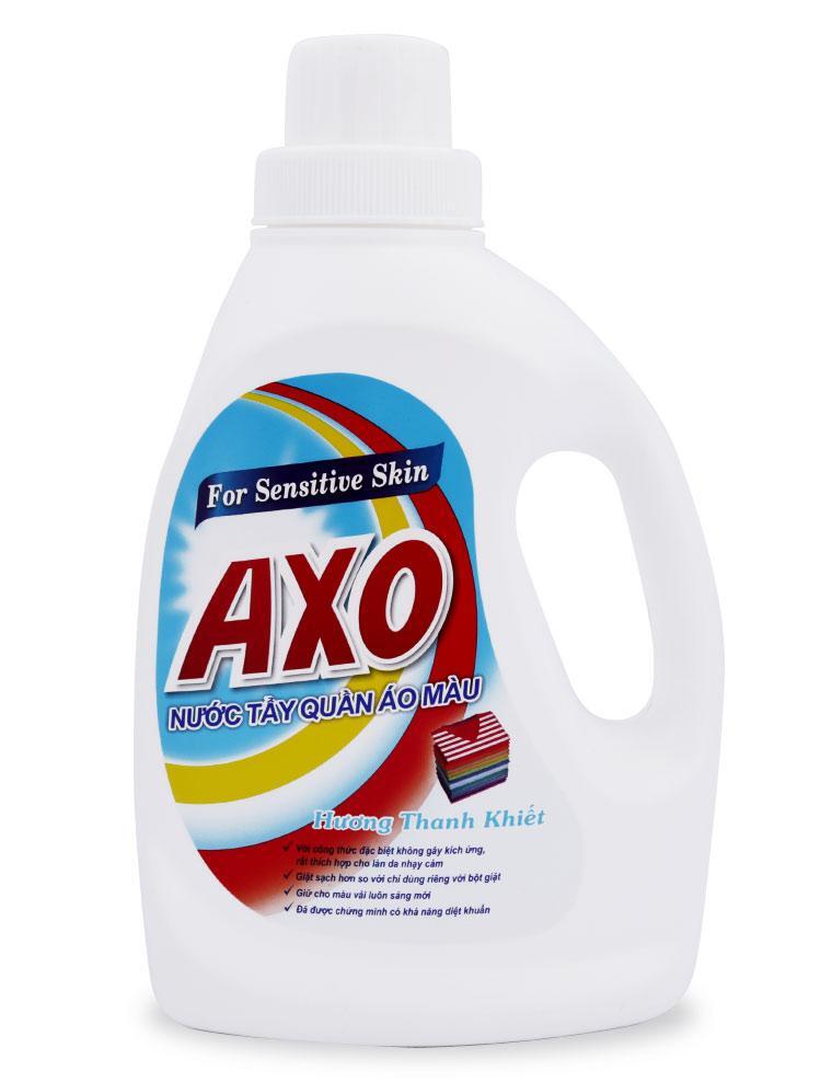Nước tẩy quần áo màu AXO chai 800ml