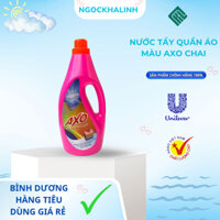 Nước tẩy quần áo màu AXO chai 1.8L ( màu hồng)