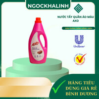 Nước tẩy quần áo màu AXO chai 1.8L ( màu hồng)