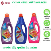 Nước Tẩy Quần Áo Màu AXO Hương Hoa Đào Chai 1.8L, hoa oải hương hoa thông xanh