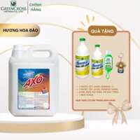 Nước tẩy quần áo màu đánh bay vết bẩn AXO 5 Lít Tiết Kiệm - Hương Hoa Đào