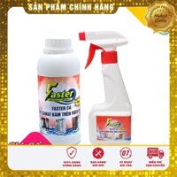 Nước tẩy rửa hữu cơ, tẩy Canxi Kính, Gương, Kính Ôtô, faster CG plus 350ml, 500ml