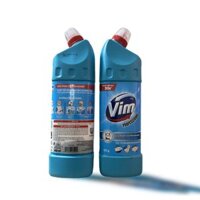 Nước tẩy rửa nhà tắm và bồn cầu Vim đậm đặc diệt khuẩn hiệu quả – chai nhựa 880ml – xanh ngọc bích – sản xuất theo công nghệ hiện đại an toàn cho người sử dụng