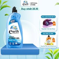 Nước Tẩy Toilet EARTH CHOICE  Diệt Khuẩn Đánh Bay Mọi Vết Bẩn, Hương Thơm Tinh Dầu Bạch Đàn Aqua Fresh Dung Tích 750ml